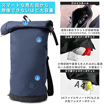 Amazon.co.jp: Logical Tennis Data ラケットバッグ ラケット