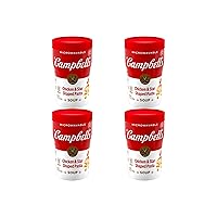 Vista 7 de Campbell's Sopa para sorber, sopa de pollo con pasta en forma de estrella, taza para microondas de 10.75 oz