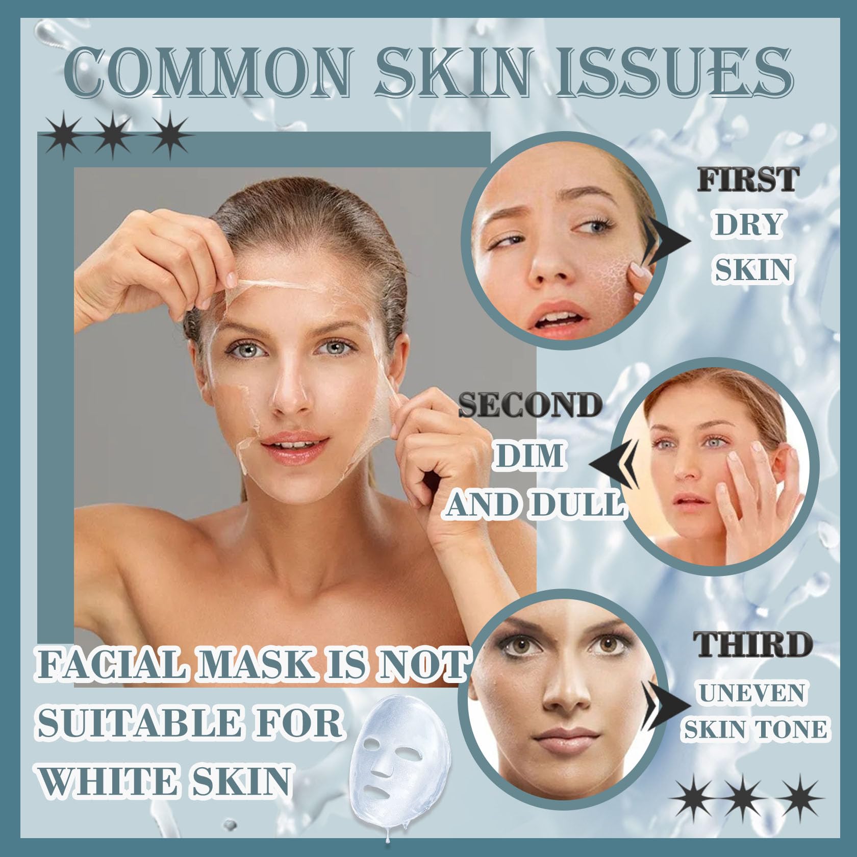 Amazon.com : 20 Pack Sheets Face Mask Skincare Set,Deep Hydrating