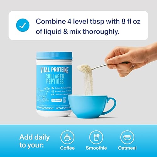 Miniatura 10 de Vital Proteins Suplemento en polvo de péptidos de colágeno tipo I III paquetes de viaje colágeno hidrolizado para la piel cabello articulaciones de