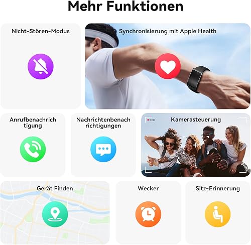 iSo Tech Fitness Tracker sans Écran Homme Femme Noir - 9