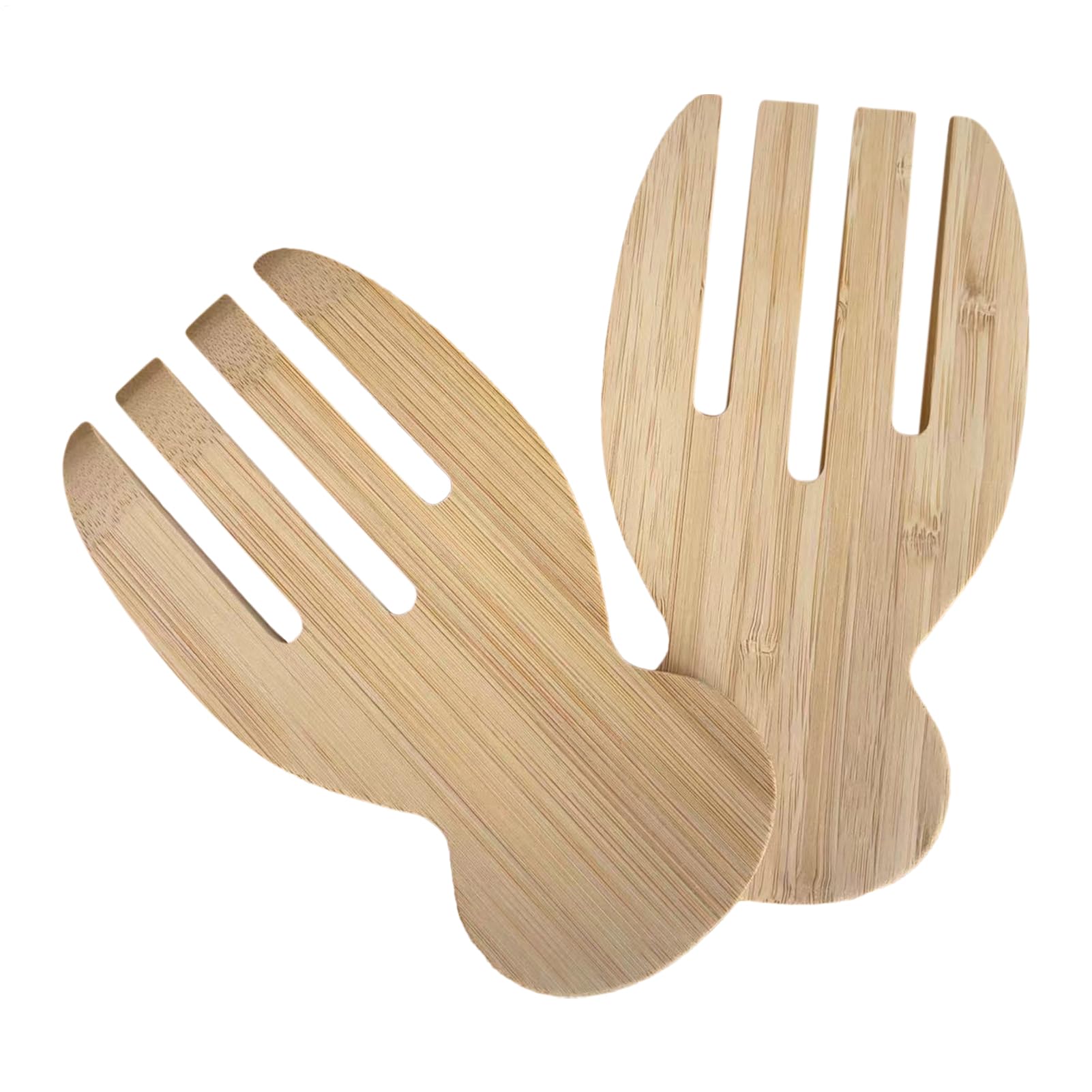 Salad Serving Utensils - Kitchen Cooking Tossing Tools - Wood Salad Servers | for Parties Weddings Family Dinners Gatherings Holiday