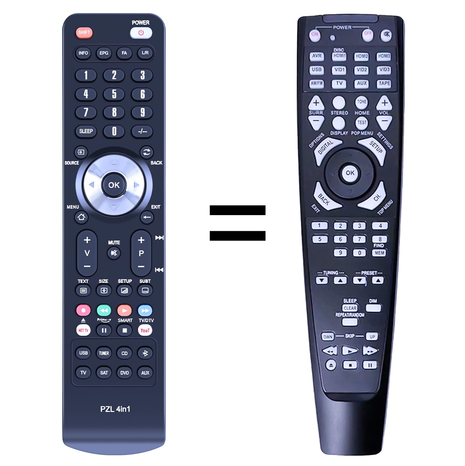 Replacement Remote Control Compatible for Harman Kardon AV Audio Video Receiver AVR134 AVR142 AVR155 AVR156 AVR225 AVR230 AVR700 AVR70C