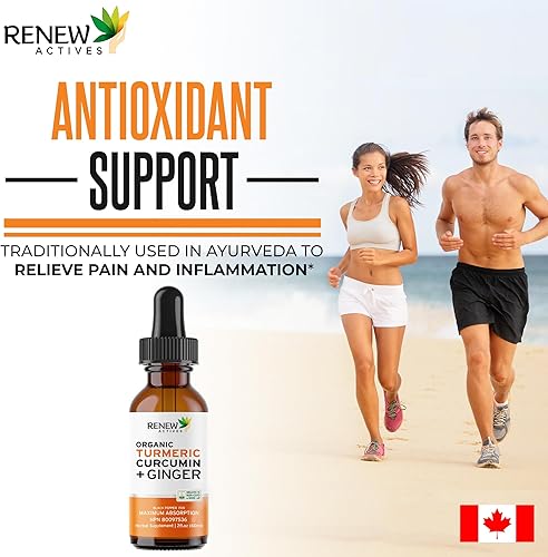 Miniatura 4 de Renew Actives Extracto líquido de cúrcuma con aceite de jengibre y limón