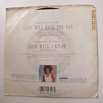 Whitney Houston - Love Will Save The Day/How Will I Know (NM/VG++