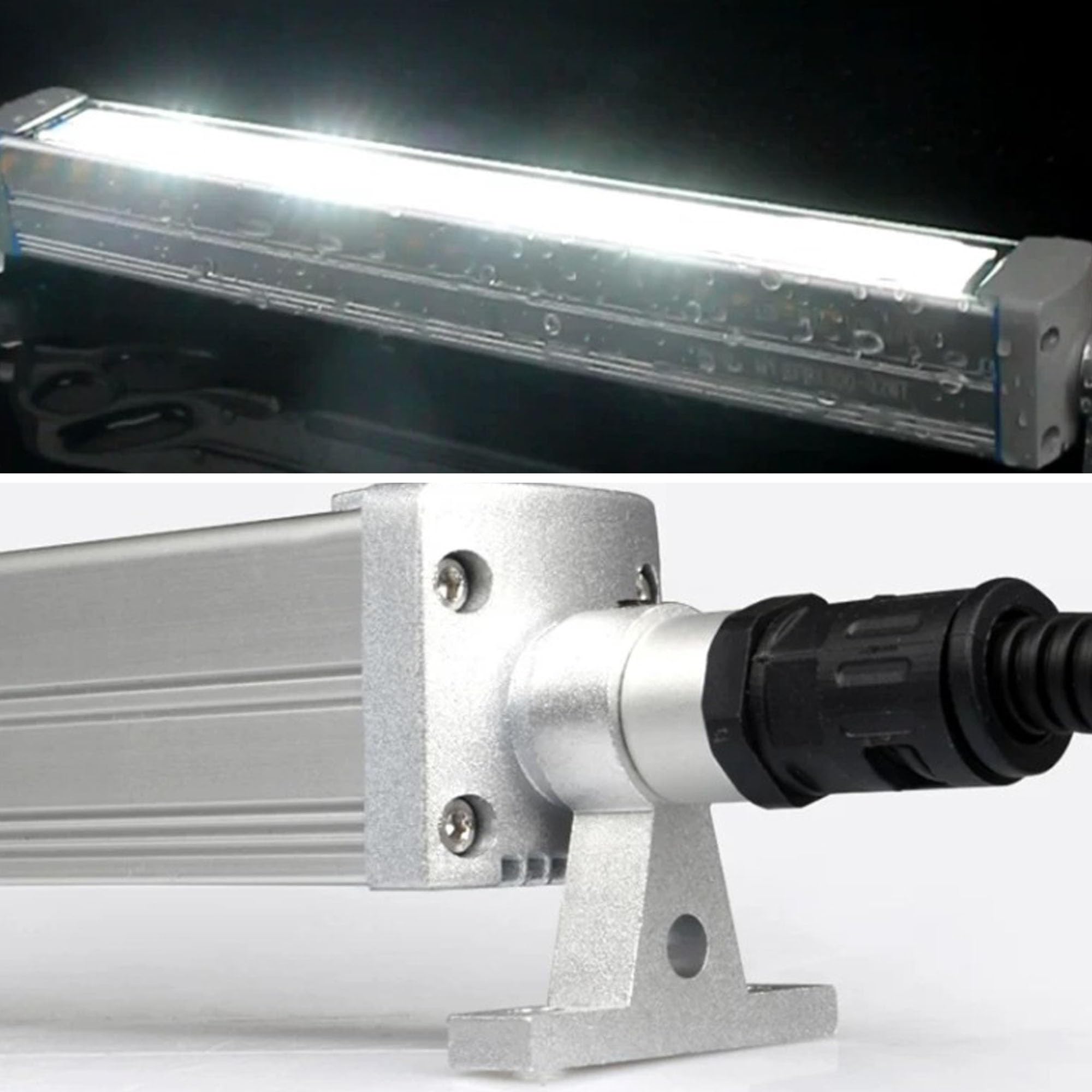 Wodoodporna Lampa LED do Obrabiareko Stopniu Ochrony IP68, Lampa Robocza do Maszyn CNC 110–220V z Diodami LED o Wysokiej Jasności(850mm/33.5in)