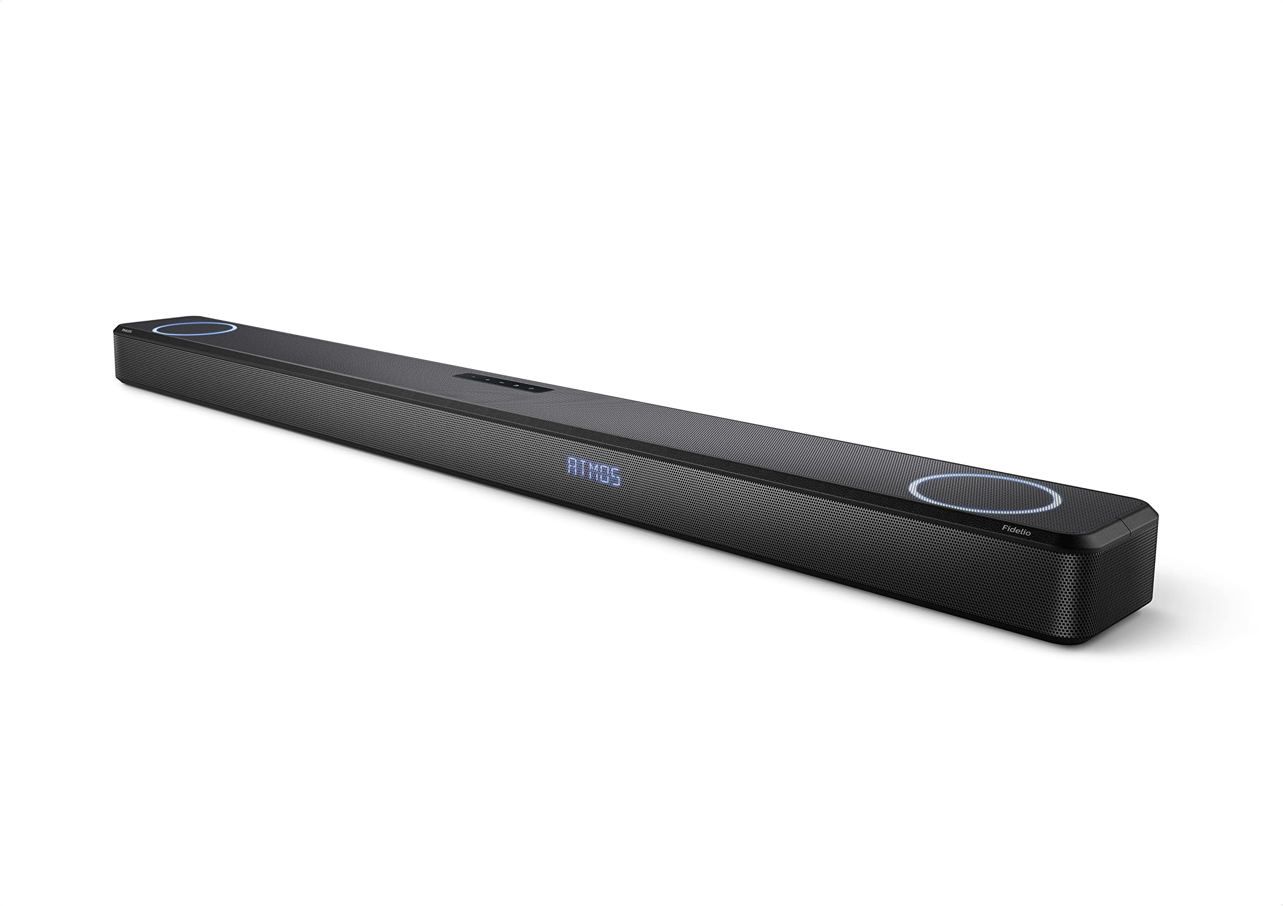Philips Fidelio FB1 7.1.2 Channel Surround Sound Bar with Built-in Dolby Atmos and Subwoofer + DTS Play-Fi, All-in-One, Premium Design and Materials