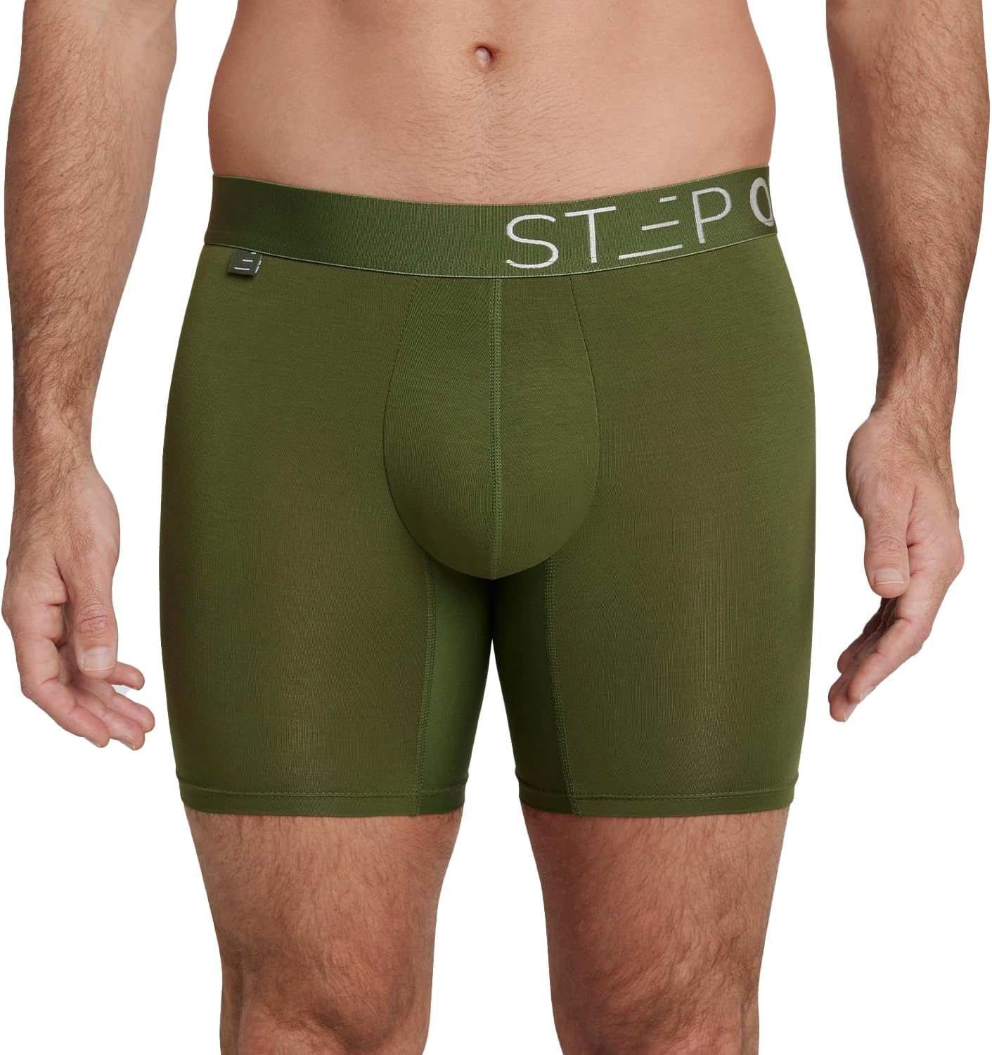 STEP ONE Mens Boxer Briefs, Underwear for Men Pack of 5, Anti Chafing Mens Underwear, Comfortable Moisture-Wicking Boxers
