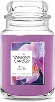 Yankee Candle Wild Orchid Large Jar Scented Candle 22oz - 150 Hour Burn Time, Tropical Hibiscus Jasmine Fragrance