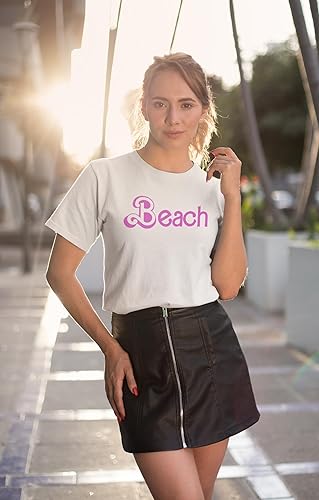 Miniatura 2 de Playa - 70s 80s cali Beach Font - Lindo Top Vacaciones - Camiseta Unisex