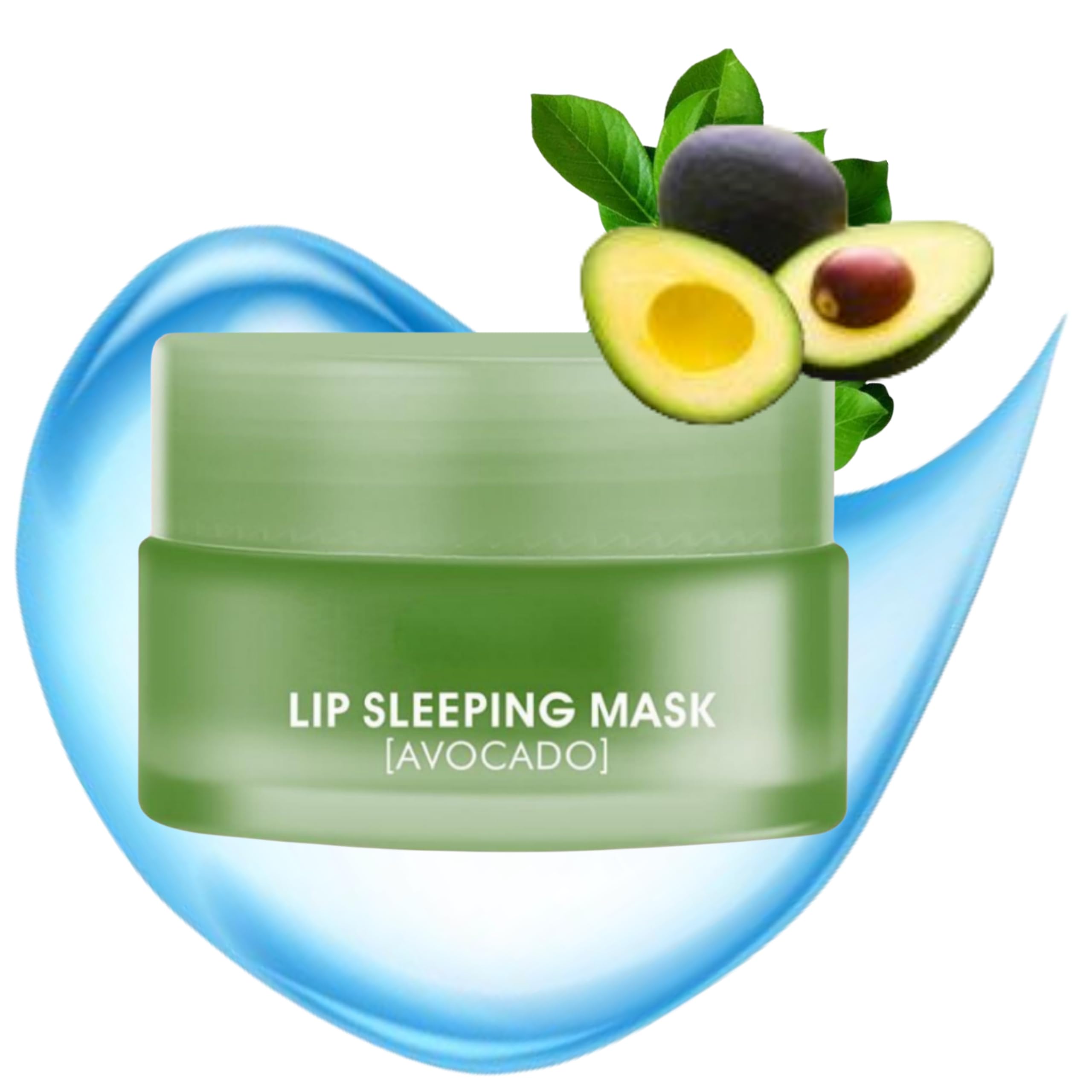 Jelly Repairing Sleep Lip Mask Moisturizing, Moisturizing And Desalinating Dead Skin Lip Mask (Green)