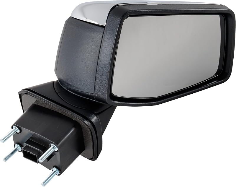 Espelho retrovisor externo JC Whitney para Chevrolet Silverado 1500 2019–2023, lado direito – Cromado
