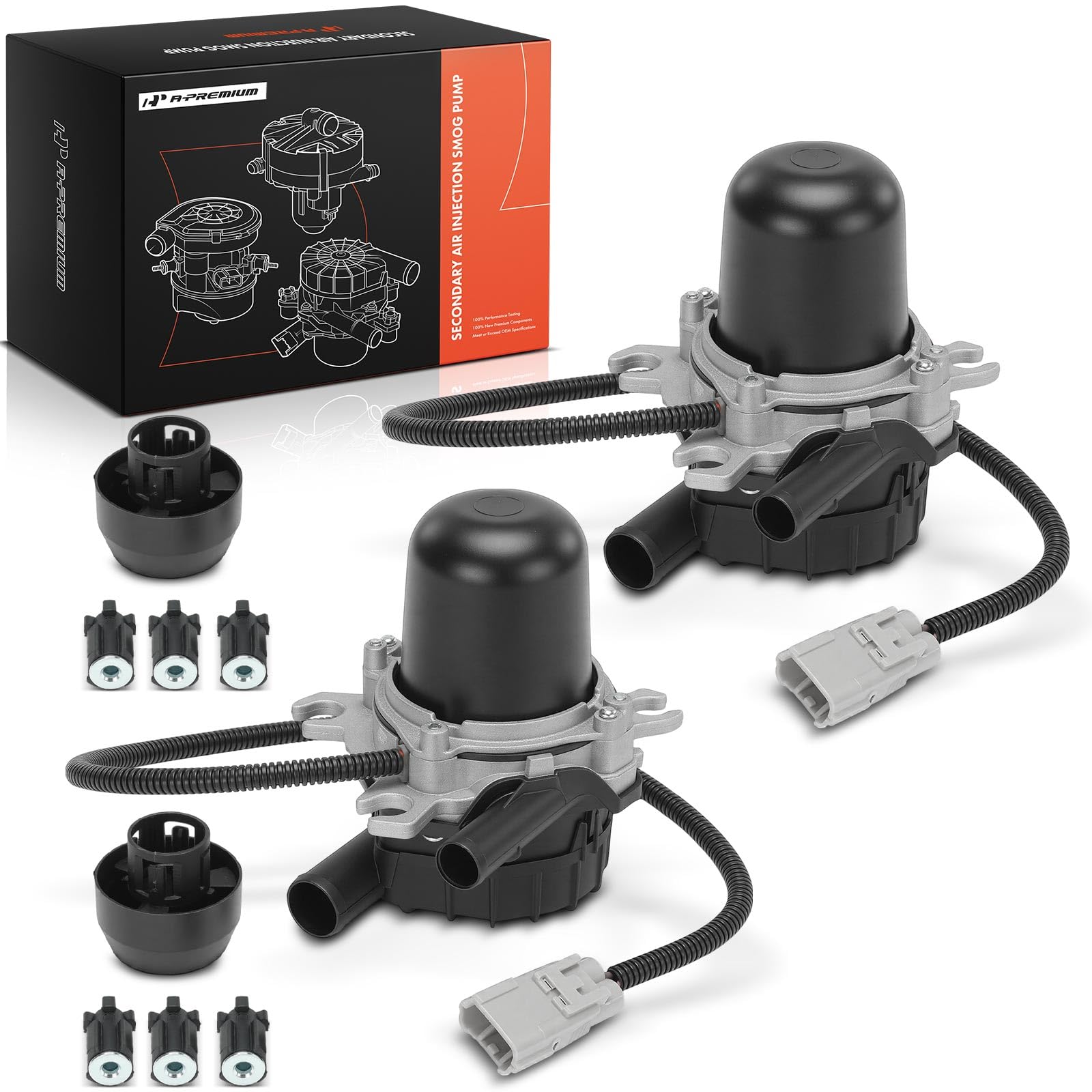 A-Premium 2 PCS Secondary Air Injection Pump