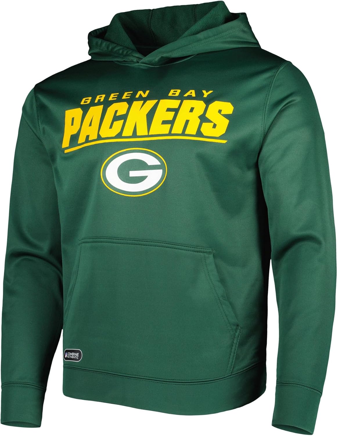 Outerstuff NFL Kids Youth 8-20 Official Team Color Stated Football Game Performance Primary Logo Pullover Hoodie