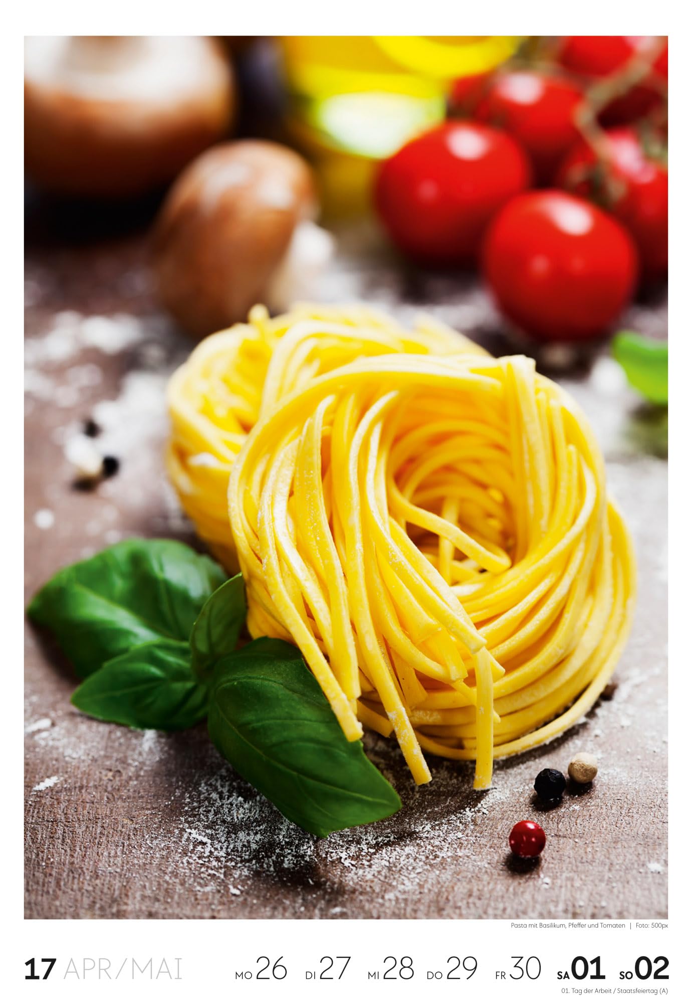 Essen Wochenkalender 2027: Küchen-Kalender mit 53 großformatigen Bildern im Hochformat (29x42 cm) | Für Gourmets und Feinschmecker:innen