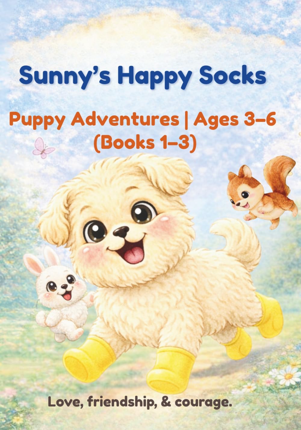 Sunny’s Happy Socks: Puppy Adventures for Ages 3–6: Books 1–3 Collection