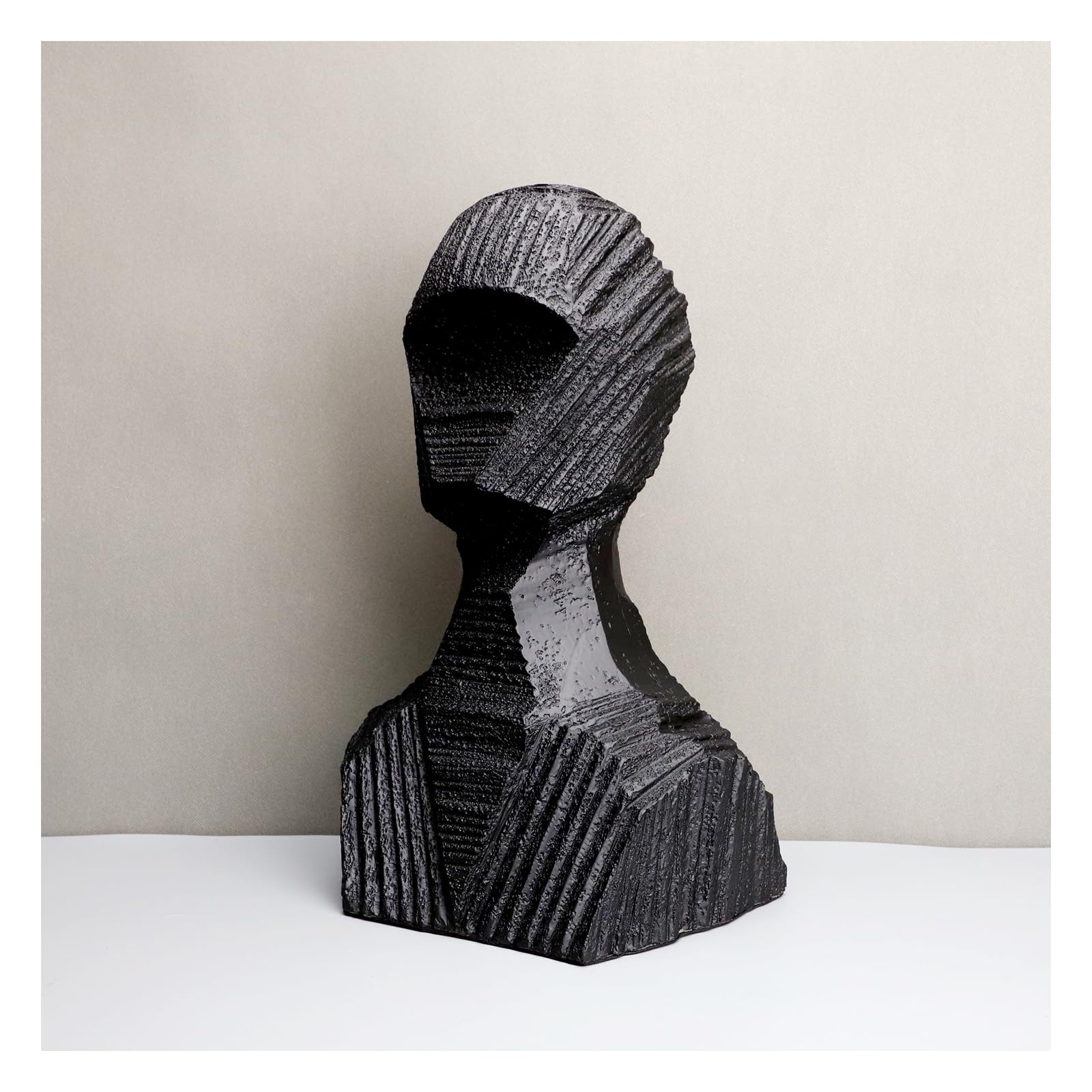 Tauzveok Sculptures decoration, modern abstract art deco sculpture, deco figures, decoration items for living room bedroom office table decoration,Black E