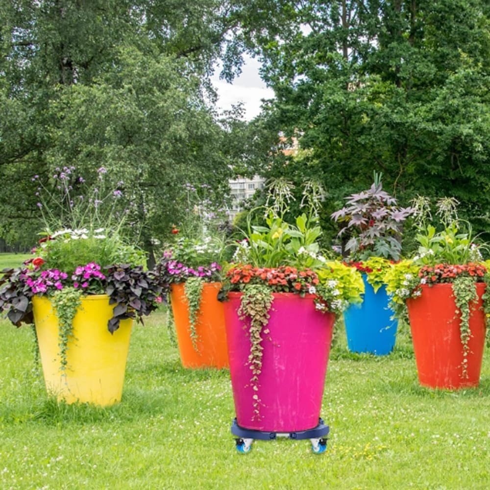 Chariot Pour Plantes Rond Porte Plante Pour L'Intérieur Support À