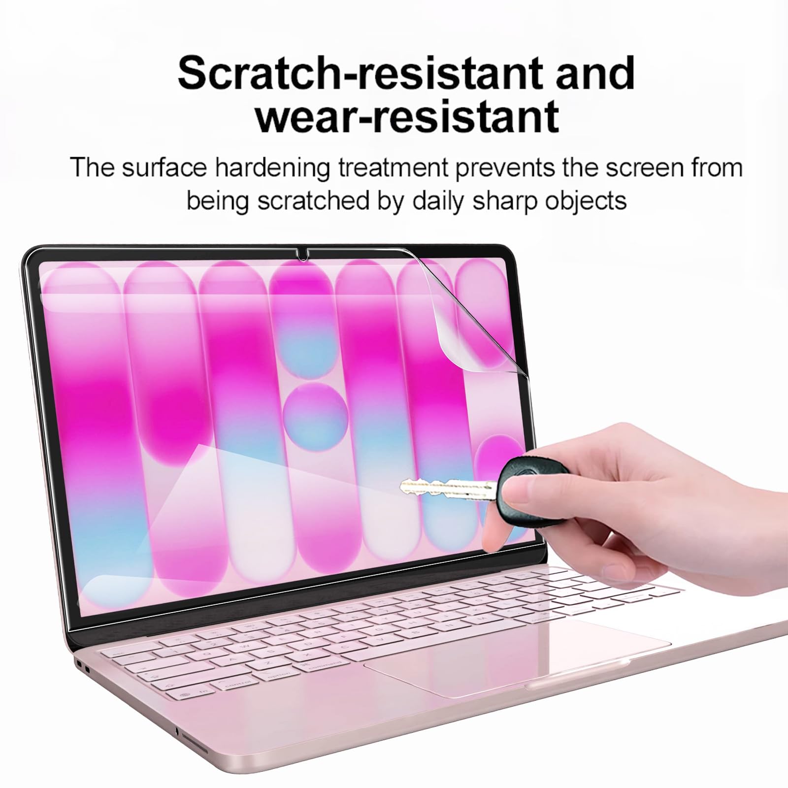 Film Protecteur Écran MacBook Neo 13 Pouces, Haute Définition Anti-Rayures PET Transparent