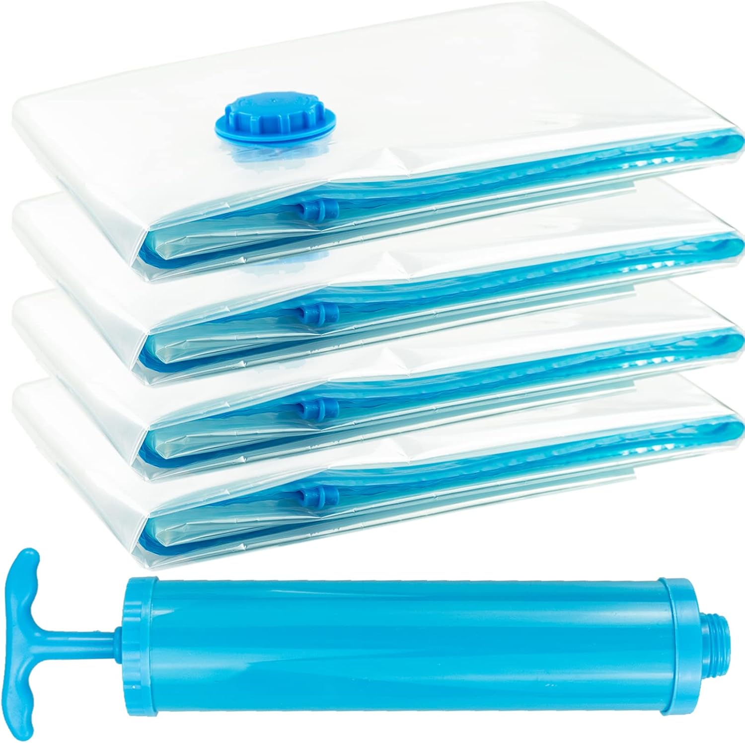 Vacuum Storage Bags for Duvets, Bedding Reusable Space Saver Bags