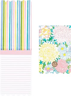 Lilly Pulitzer Cute Notepad for To Do Lists or Work, Mini Lined Pocket Note Pad for Writings (Lilly Garden Home)