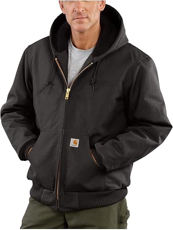 Carhartt mens فضفاض البطة تناسب البطة سترة نشطة مبطنة بالفانيلا