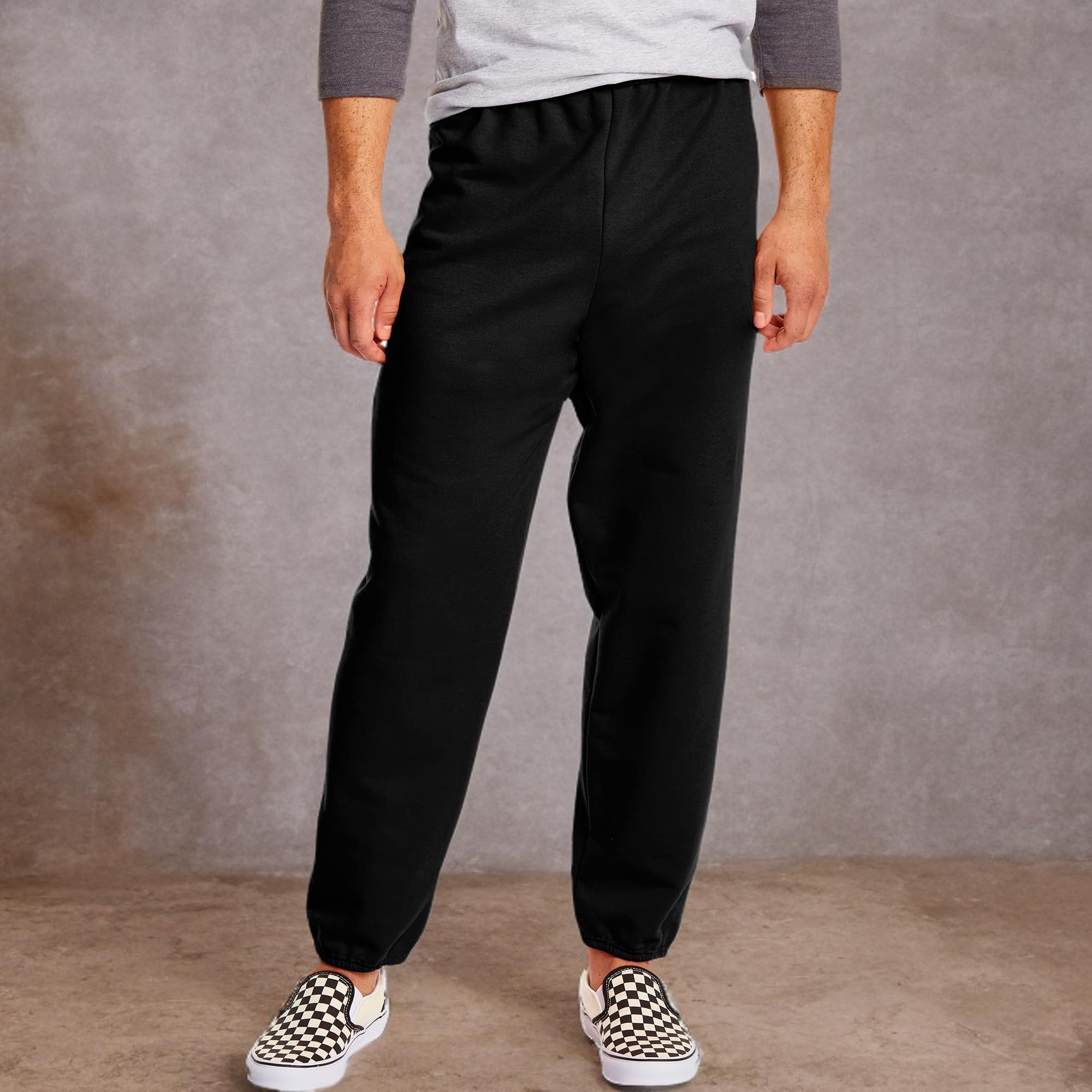 Hanes Ecosmart Value Pack, Polarowe Joggery Średniej Wagi Dla Mężczyzn, 2 Szt - Spodnie dresowe Mężczyźni
