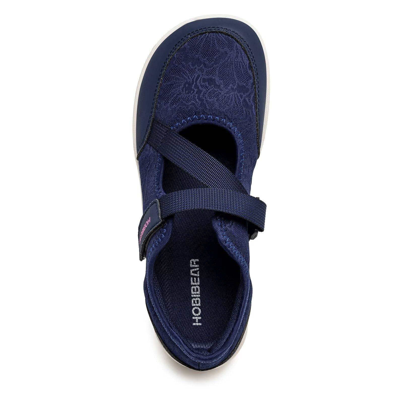 HOBIBEAR Zapatos Mary Jane Barefoot para Mujer Puntera Ancha Suela Zero Drop Diseño Minimalista Cierre de Ajustable Zapatos para Caminar