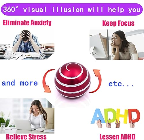 Miniatura 5 de Juguetes cinéticos de escritorio, accesorios geniales para la ansiedad juguete de cosas geniales para adultos, adolescentes, niños y niños, alivio
