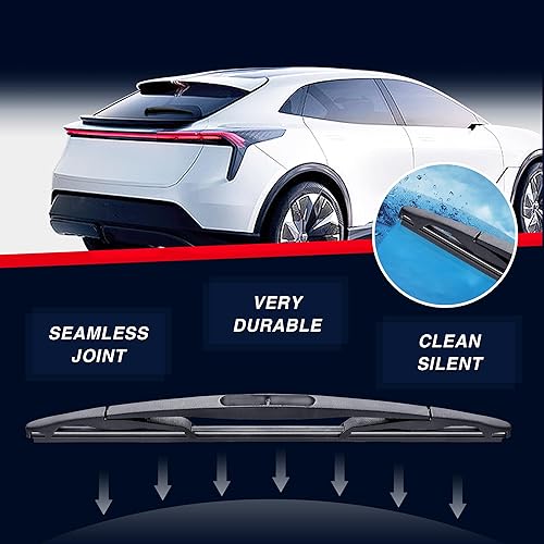 Miniatura 2 de 12E - Repuesto de escobillas para limpiaparabrisas trasero de 12 pulgadas