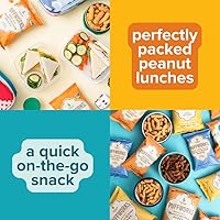 Vista 6 de Puffworks Bocadillos de mantequilla de maní orgánicos PBJ originales y fresas