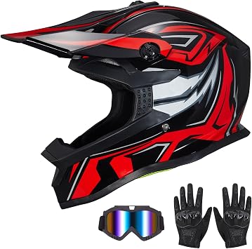 Youth Kids Dirt Bike Helmets JF605 Kids ATV Helmets DOT Approved
