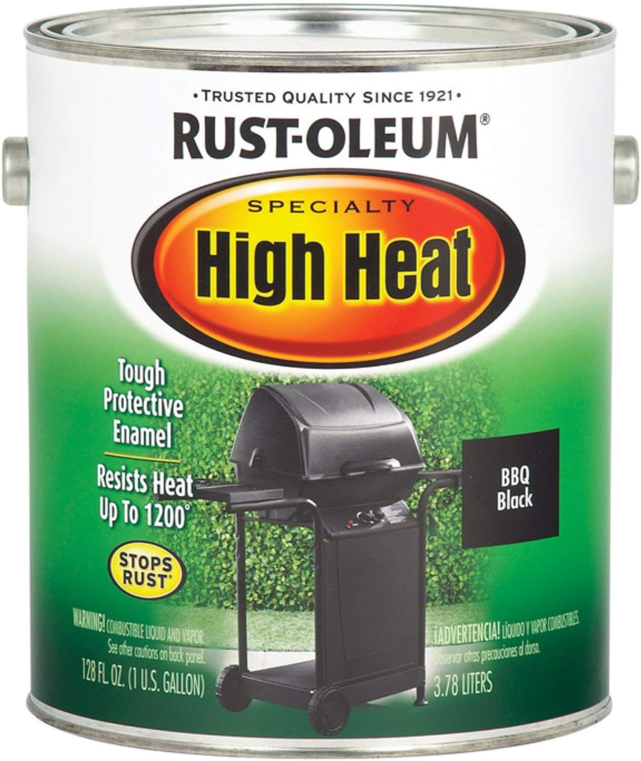 RUST-OLEUM 237543 Voc High Heat Bbq Black, 1 Gallon