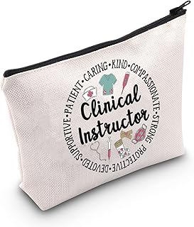 Clinical Nursing Instructor Gift Clinical Instructor Cosmetic Bag Thank you Idea for Clinical Nurse Teacher (Clinical Instructor bag)