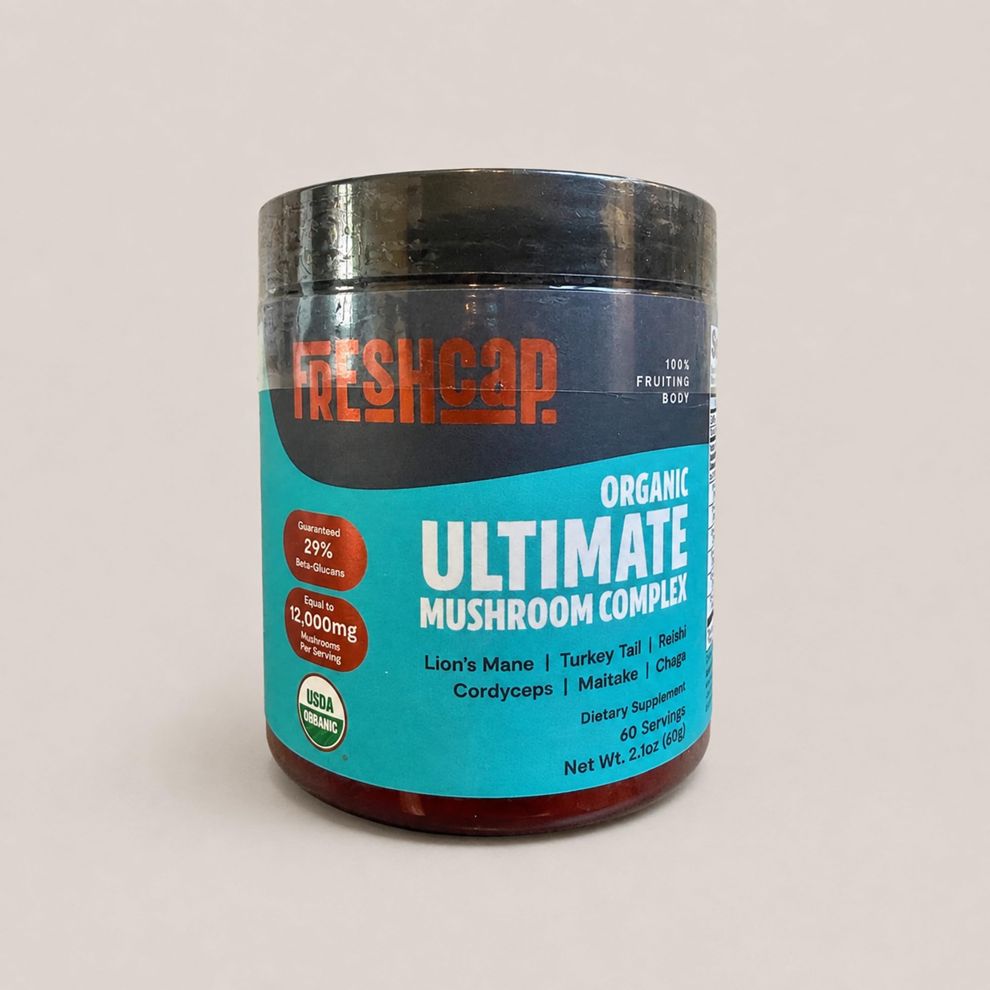 FreshCap Mushrooms Powder - Ultimate Mushroom Complex, 60 Servings — Amazon image 9