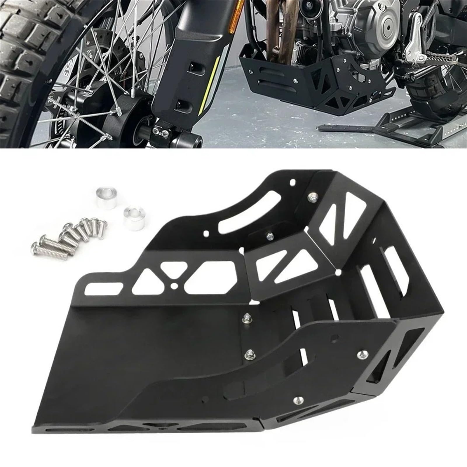 Telaio del corpo Kit Adatto per CFMOTO 450MT 2024 Protezione motore moto Telaio Protezione scarico Piastra paramotore CFMOTO IBEX 450 MT
