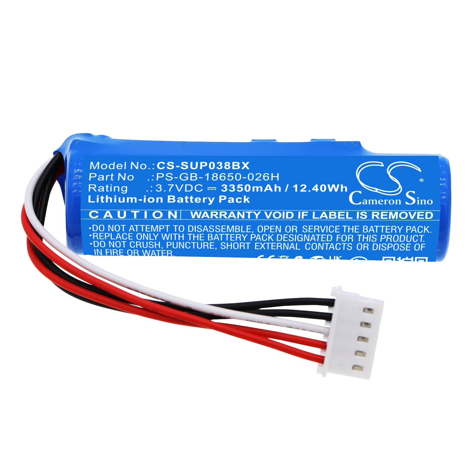 Batterie Compatible SumUp 3G, 3G+ - Remplace A037-001180SAA - 3.7V Li-Po 1100mAh