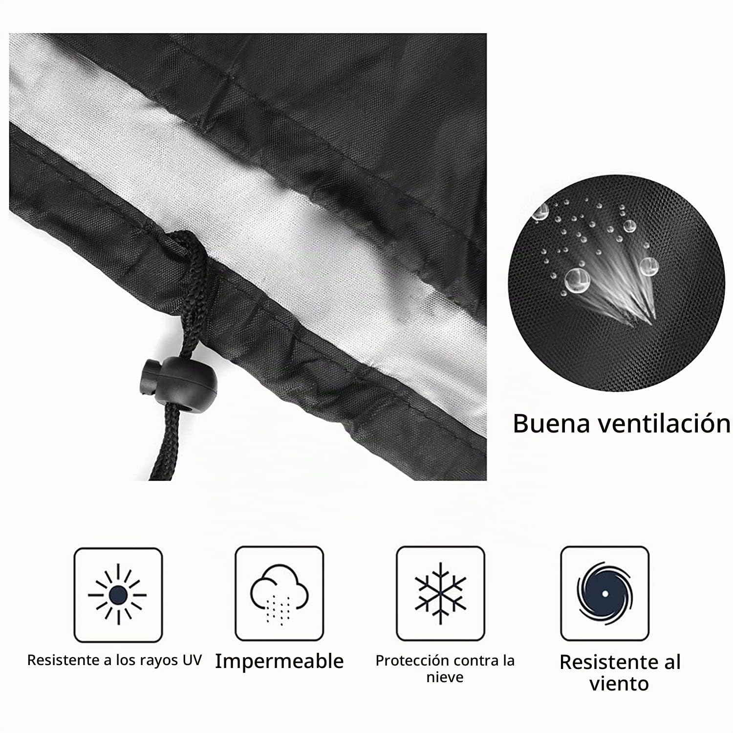 Fundas para Sillas de Patio, Paquete de 2 Fundas Impermeables para Muebles de Asiento Profundo para SalóN Al Aire Libre, para Sofá de JardíN Individual 27X31X40 Pulgada