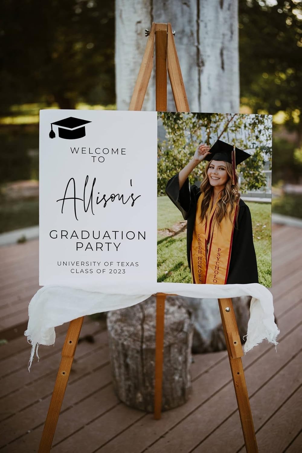 Amazon.com: Photo Graduation Welcome Sign Template, Printable ...