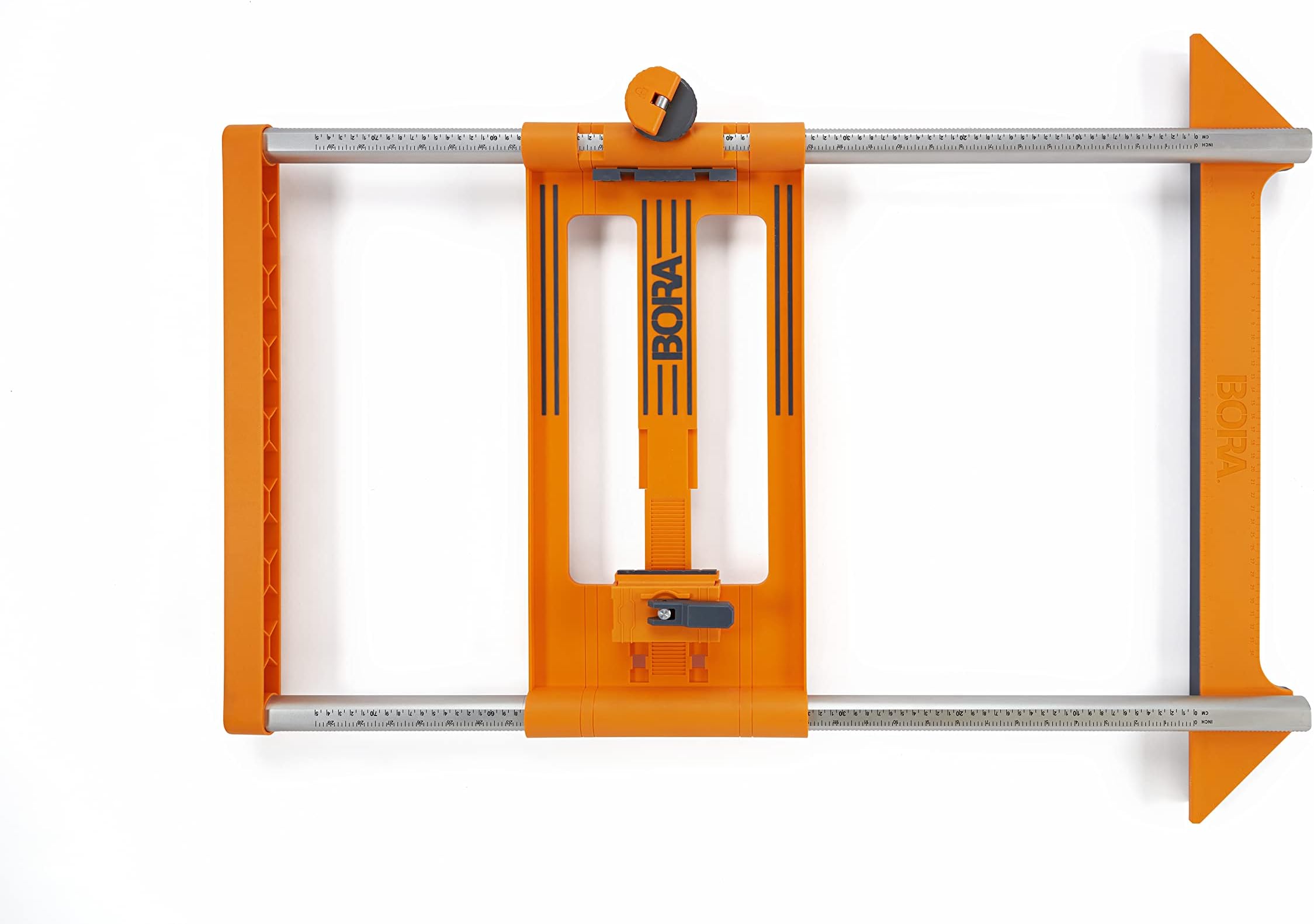 NGX Twin Rail Rip Cut Circular Saw Guide Rail System with Crosscut sled Makes Consistent Straight Repeatable Rip Cuts up to a Half-sheet of Plywood Using a Rip Guide for Circular Saw - 546250