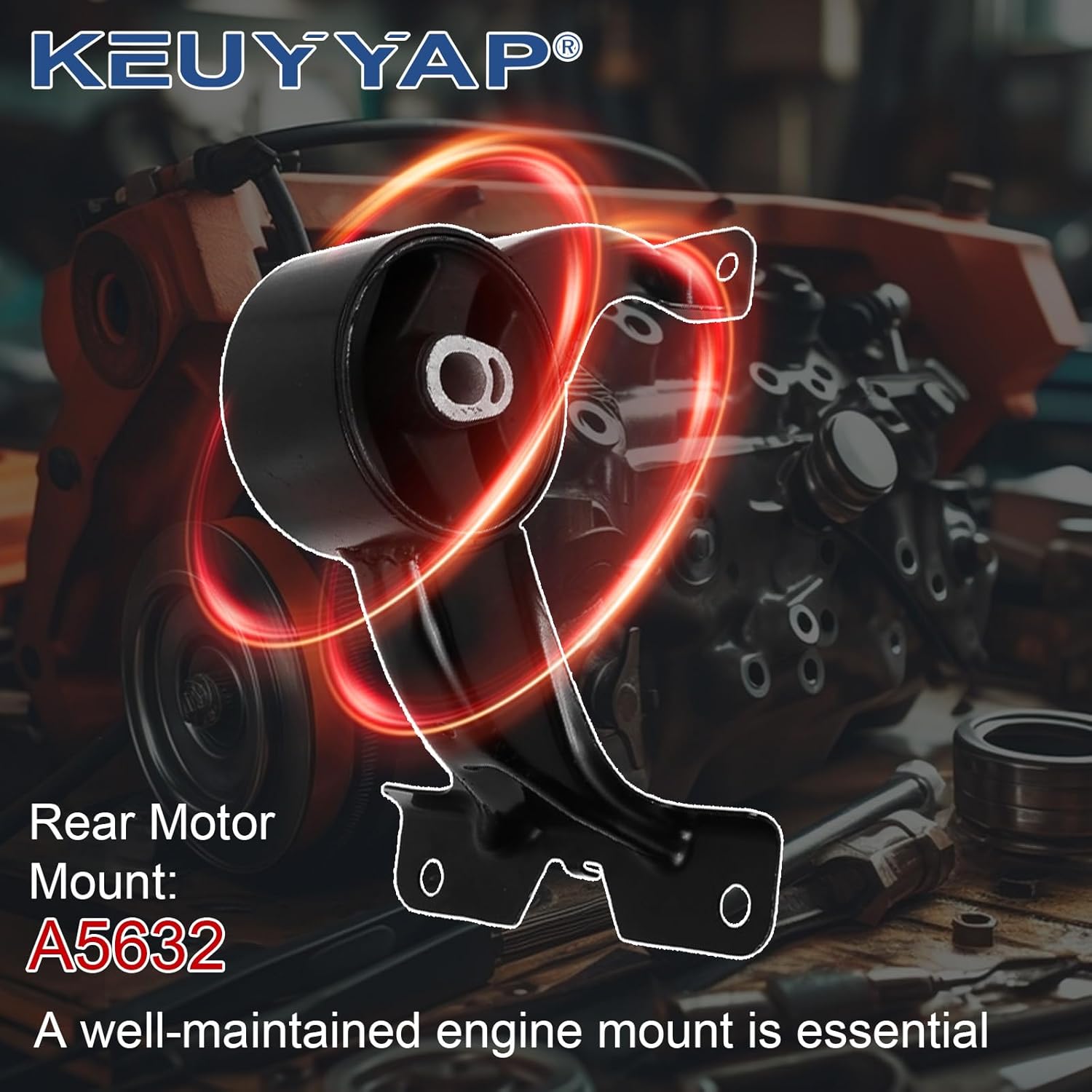 4Pcs Engine Motor Mount Compatible with Dodge Journey 2011-2019 & for Dodge Avenger 2011-2014 & for Chrysler 200 2011-2014 Transmission Mount Set, Replace A5543 A5442 A5632 A5551