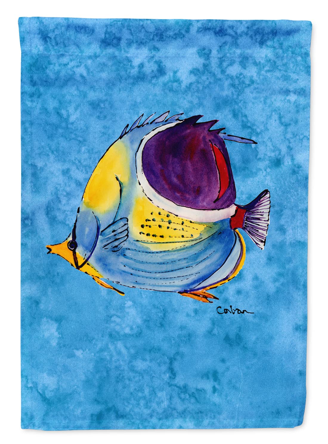 Caroline's Treasures 8676GF Fish Tropical Flag Garden Size, Small, multicolor