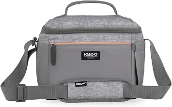 Igloo Everyday Lunch 12-Can Rounded Cube Lunchbox, Grey