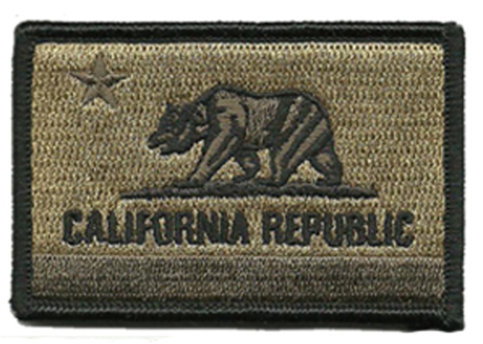 California Tactical Patch - Coyote Tan