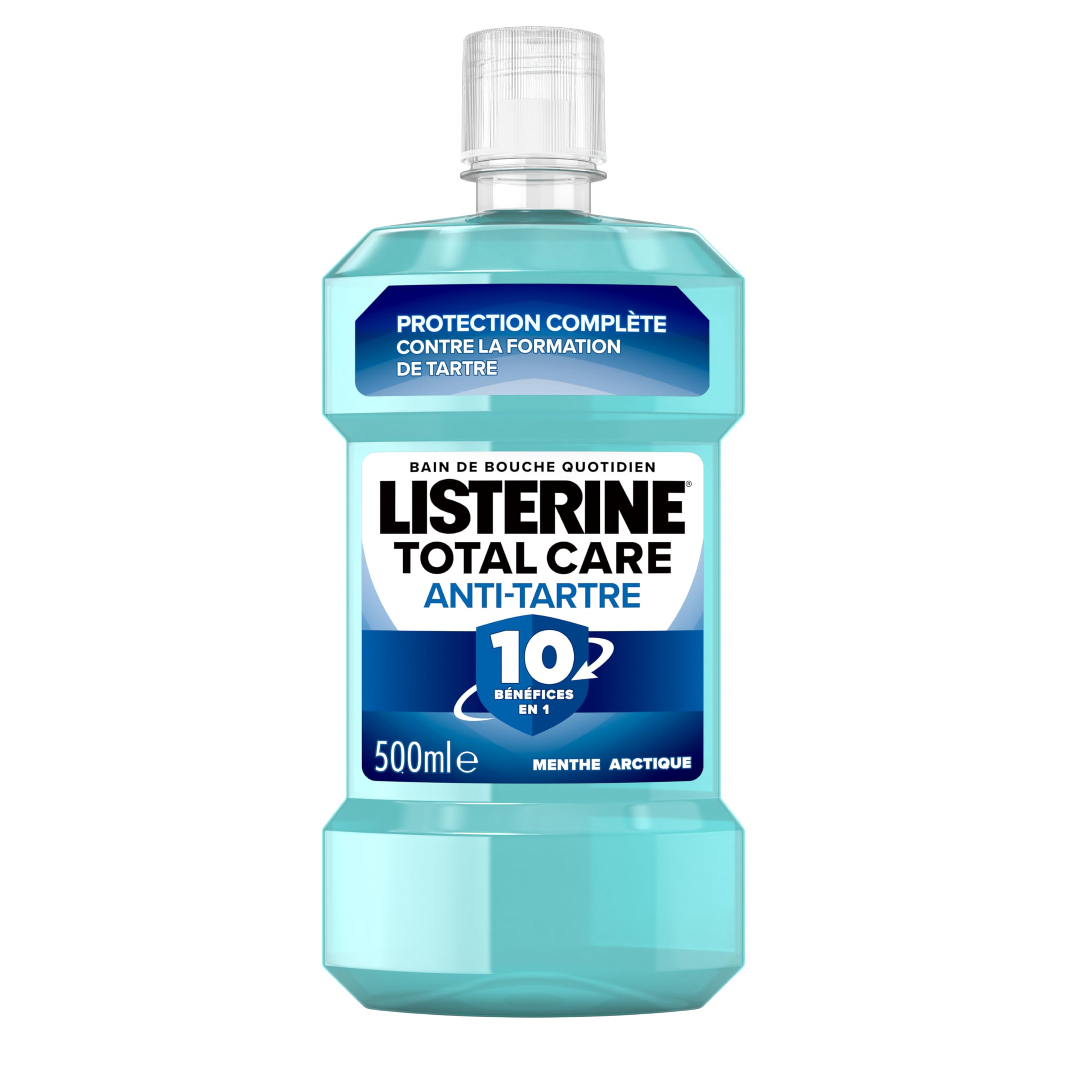 Listerine | Total Care Anti-Tartre Mundwasser (500ml Flasche) - Mundpflege gegen Zahnsteinbildung - Mundwasser für langanhaltenden frischen Atem