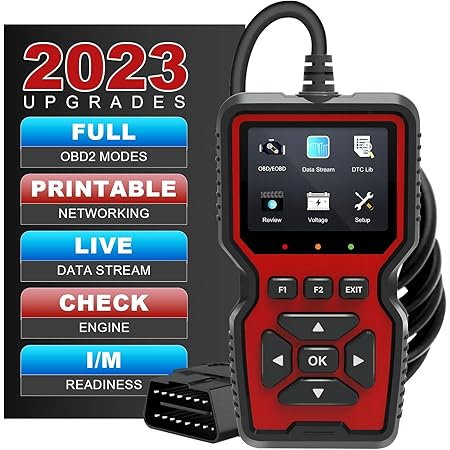 SUPAREE OBD2 Scanner Diagnostic Tool Check Engine Fault Code, Car Diagnostic Scan Tools with Print Function Professional OBD2 Code Reader for OBDII/EOBD Protocol Cars