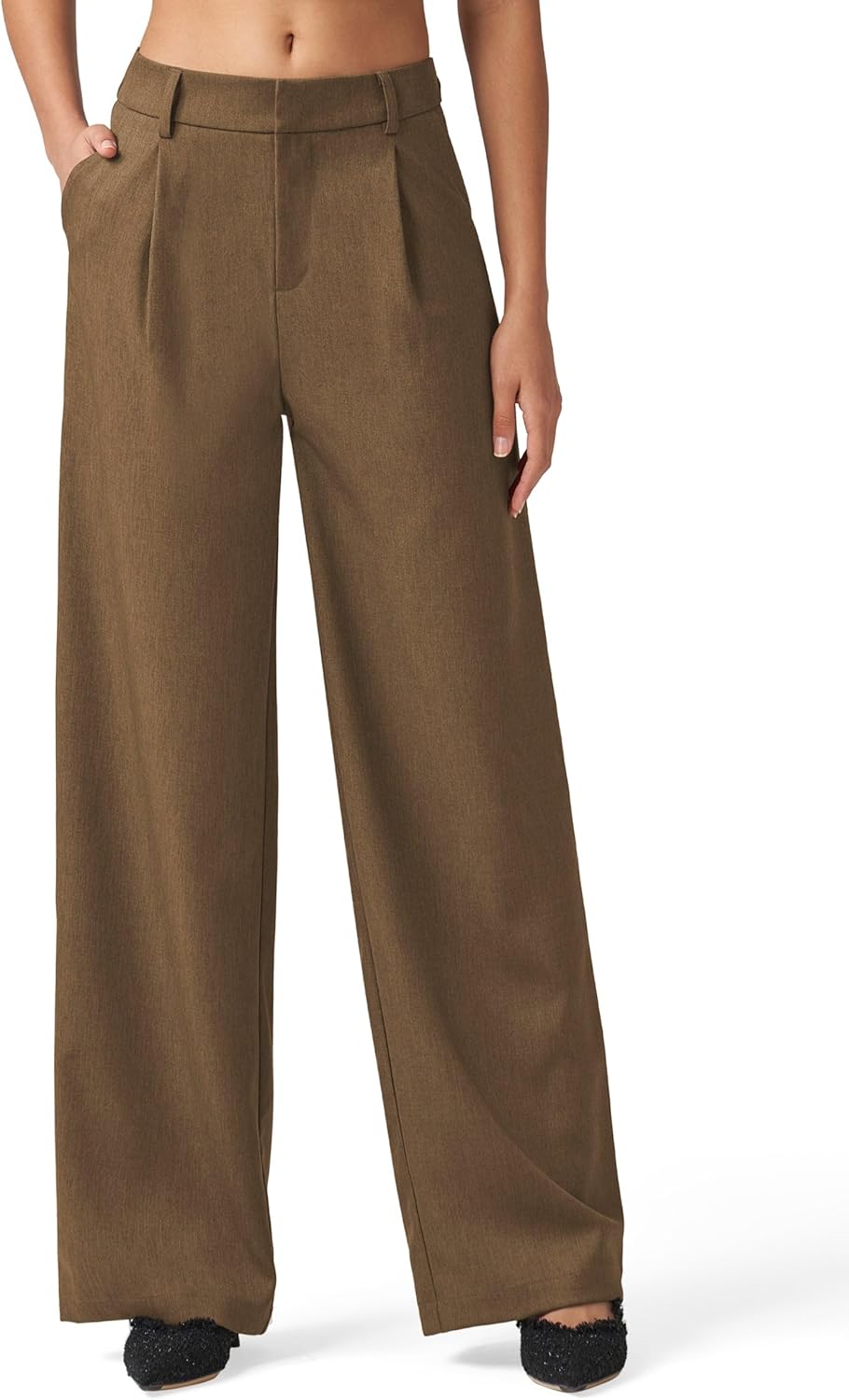 Willit Women’s Work Pants Wide Leg Dress Pants High Waisted Casual Business Office Pants Slacks 29″/31″