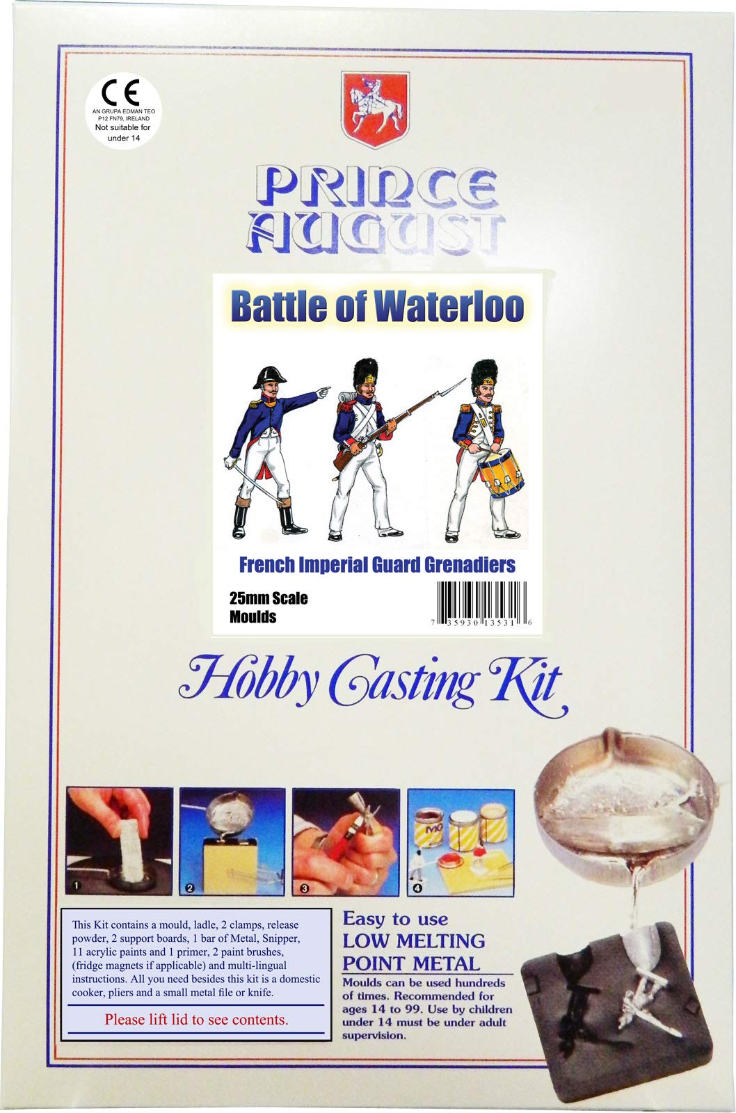 Prince August Hobby Casting Value Starter Kit - French Grenadiers PA13531
