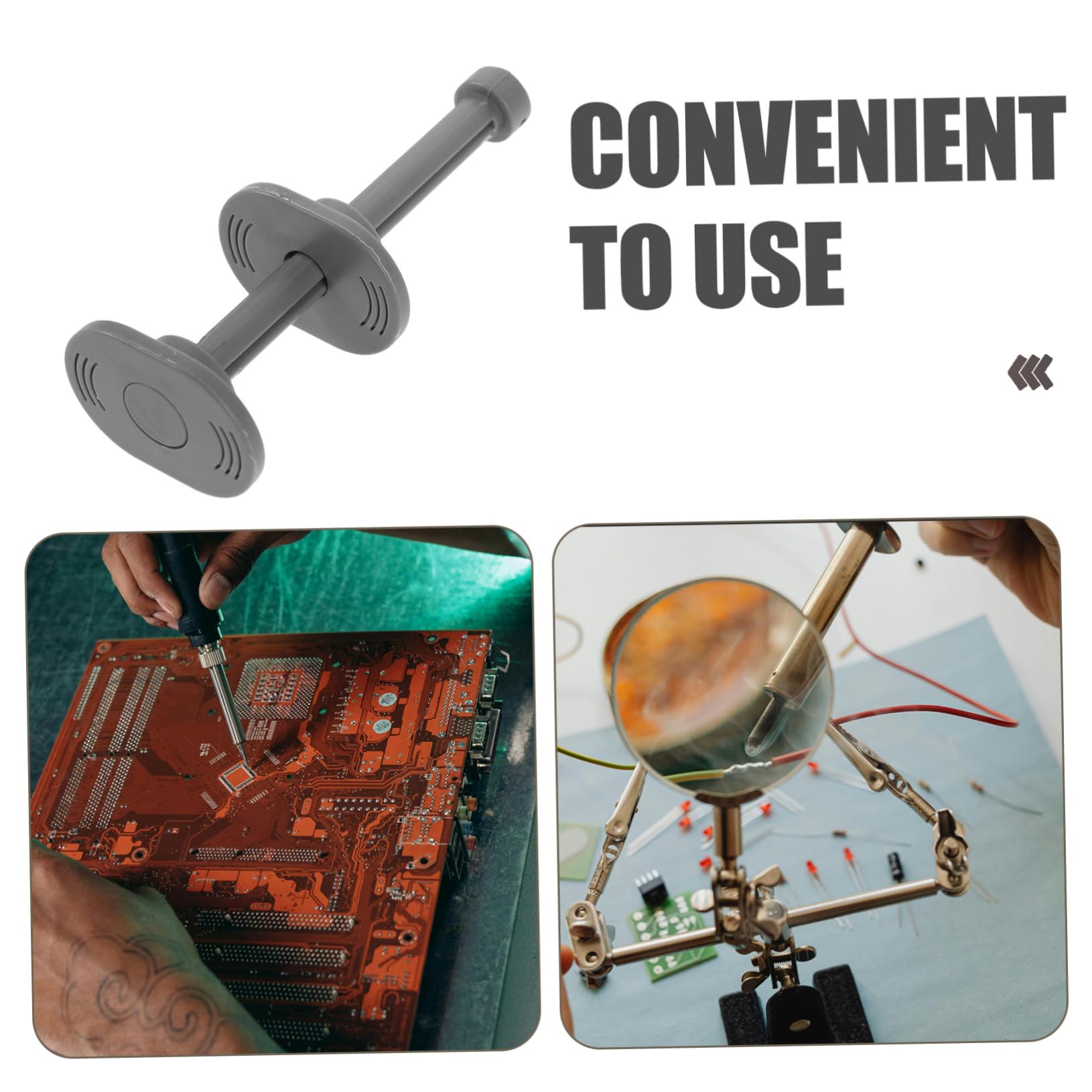 Stantuffo Erogatore per Siringa Pasta Saldante in Plastica Resistente per Flusso di Saldatura 10cc Strumento per Elettronica Set da 4 Pezzi