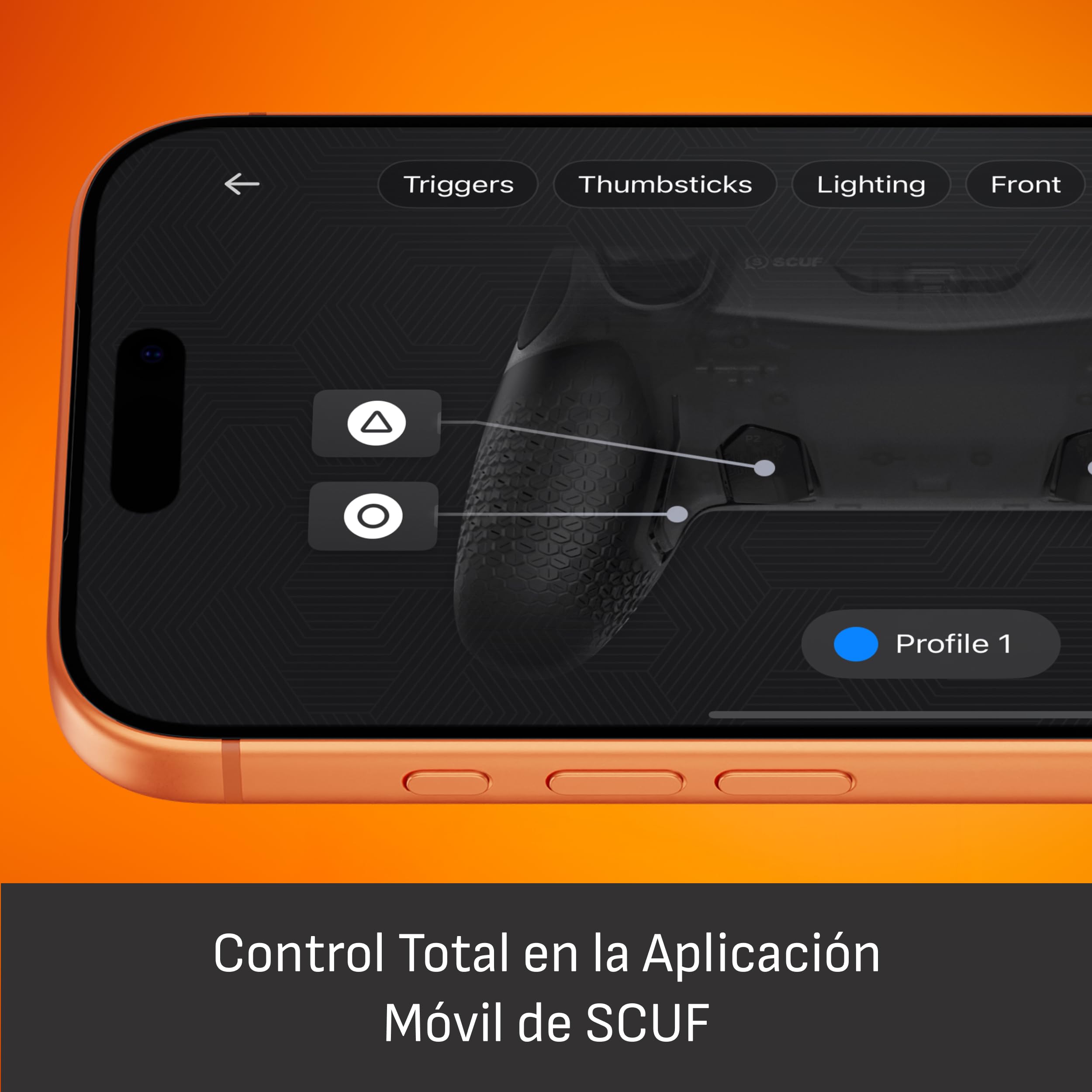 Scuf OMEGA Mando inalámbrico de la PS5, TMR Anti‑Drift – Gris Claro | Licencia Oficial, Alto Rendimiento, 11 Entradas Personalizadas, Gatillos Instantáneos, Baja Latencia, Windows PC Compatible